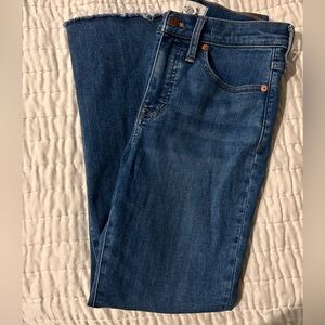 Madewell Cali-Demi Boot Blue Denim Jeans size 26